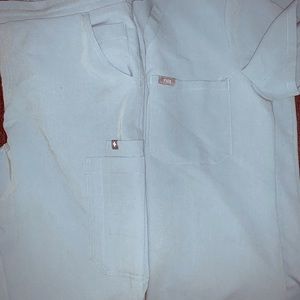 Figs sky blue scrubs